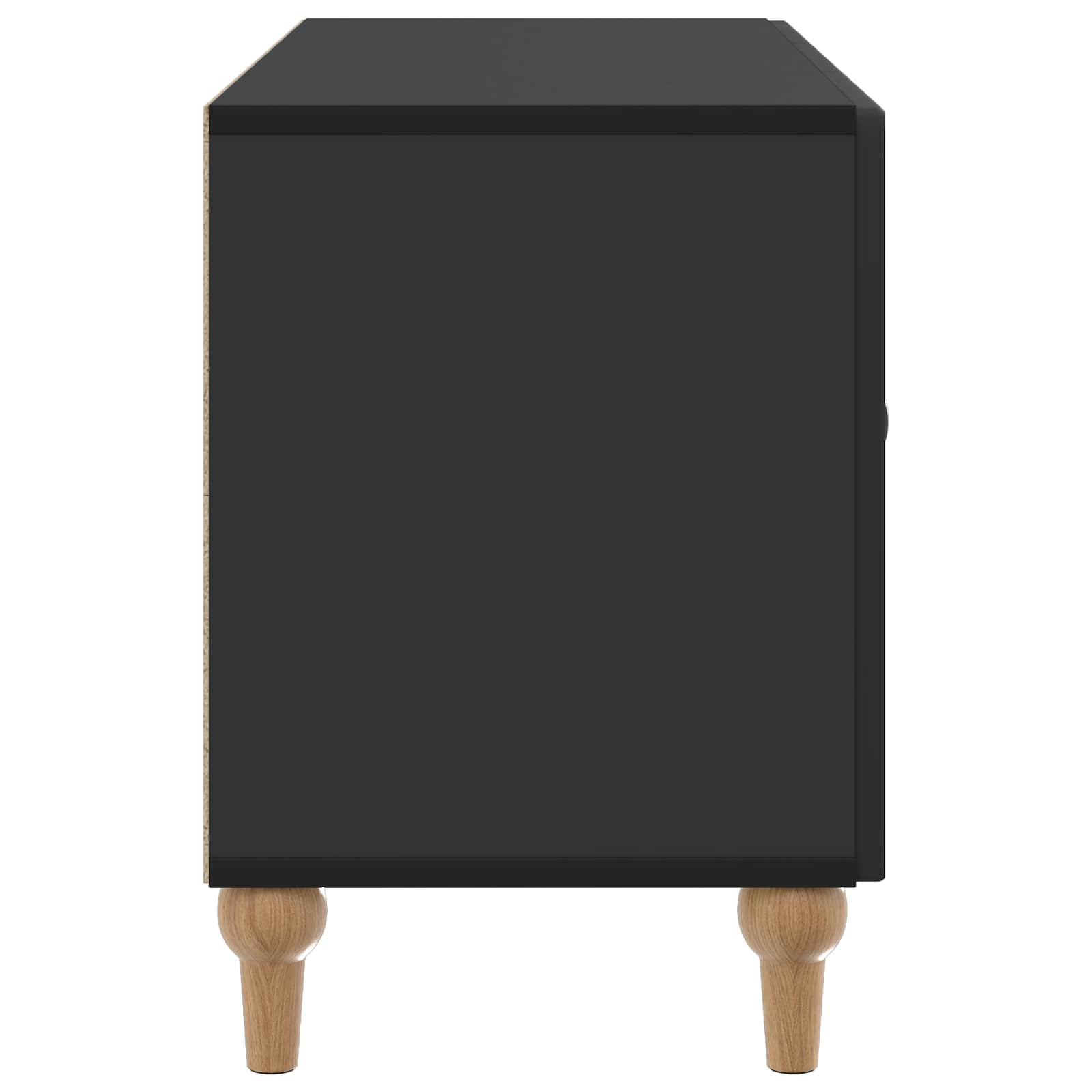 vidaXL Szafka pod telewizor Czarny 99 x 34,5 x 50 cm