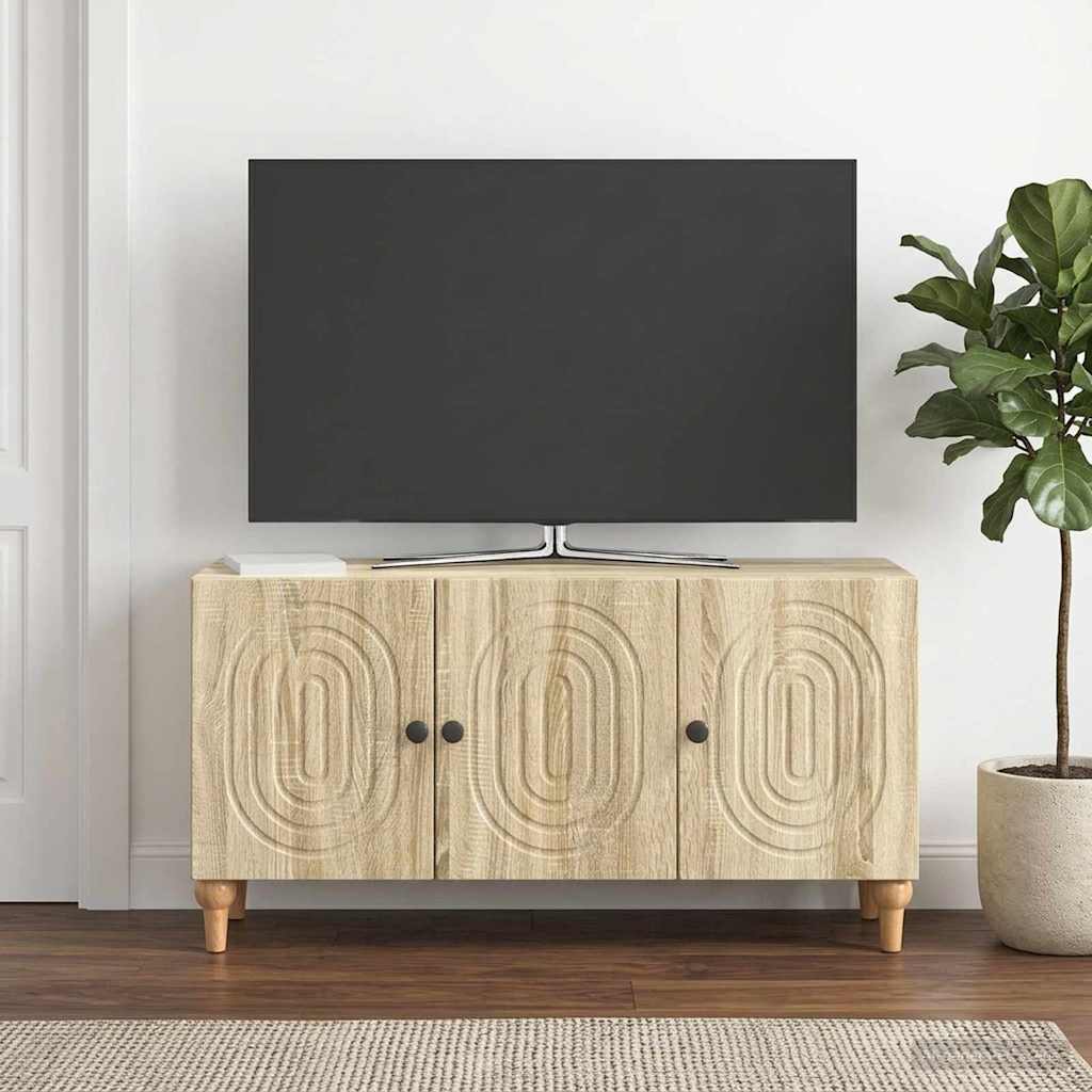 vidaXL Szafka pod telewizor dąb Sonoma 99 x 34,5 x 50 cm