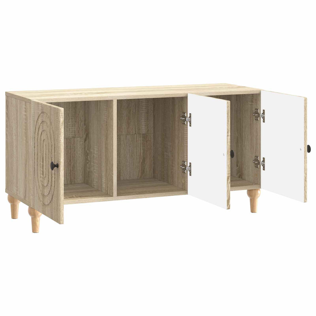 vidaXL Szafka pod telewizor dąb Sonoma 99 x 34,5 x 50 cm