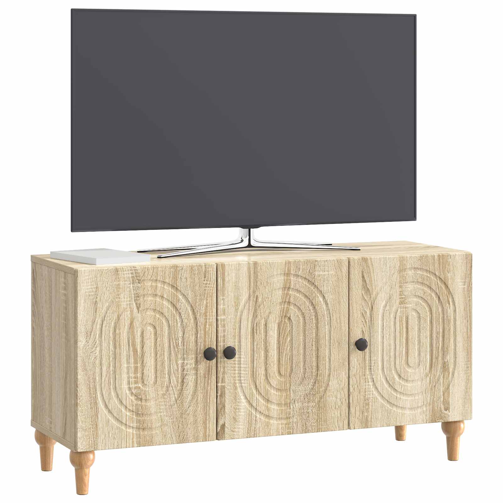 vidaXL Szafka pod telewizor dąb Sonoma 99 x 34,5 x 50 cm