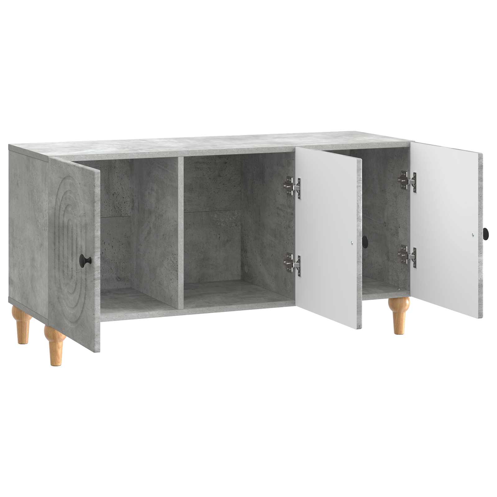 vidaXL Szafka pod telewizor Betonowy szary 99 x 34,5 x 50 cm