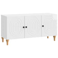 vidaXL Szafka pod telewizor Biały wysoki połysk 99 x 34,5 x 50 cm