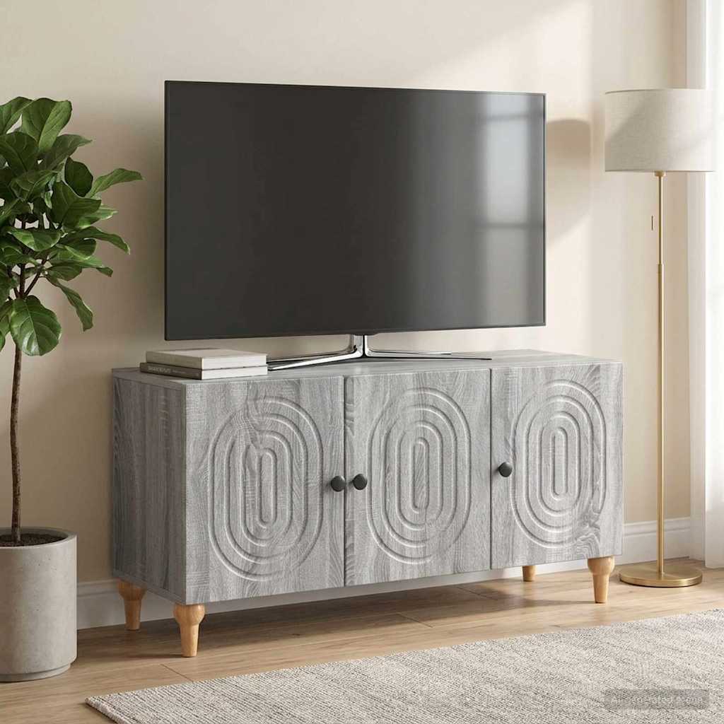 vidaXL Szafka pod telewizor Szary Sonoma 99 x 34,5 x 50 cm