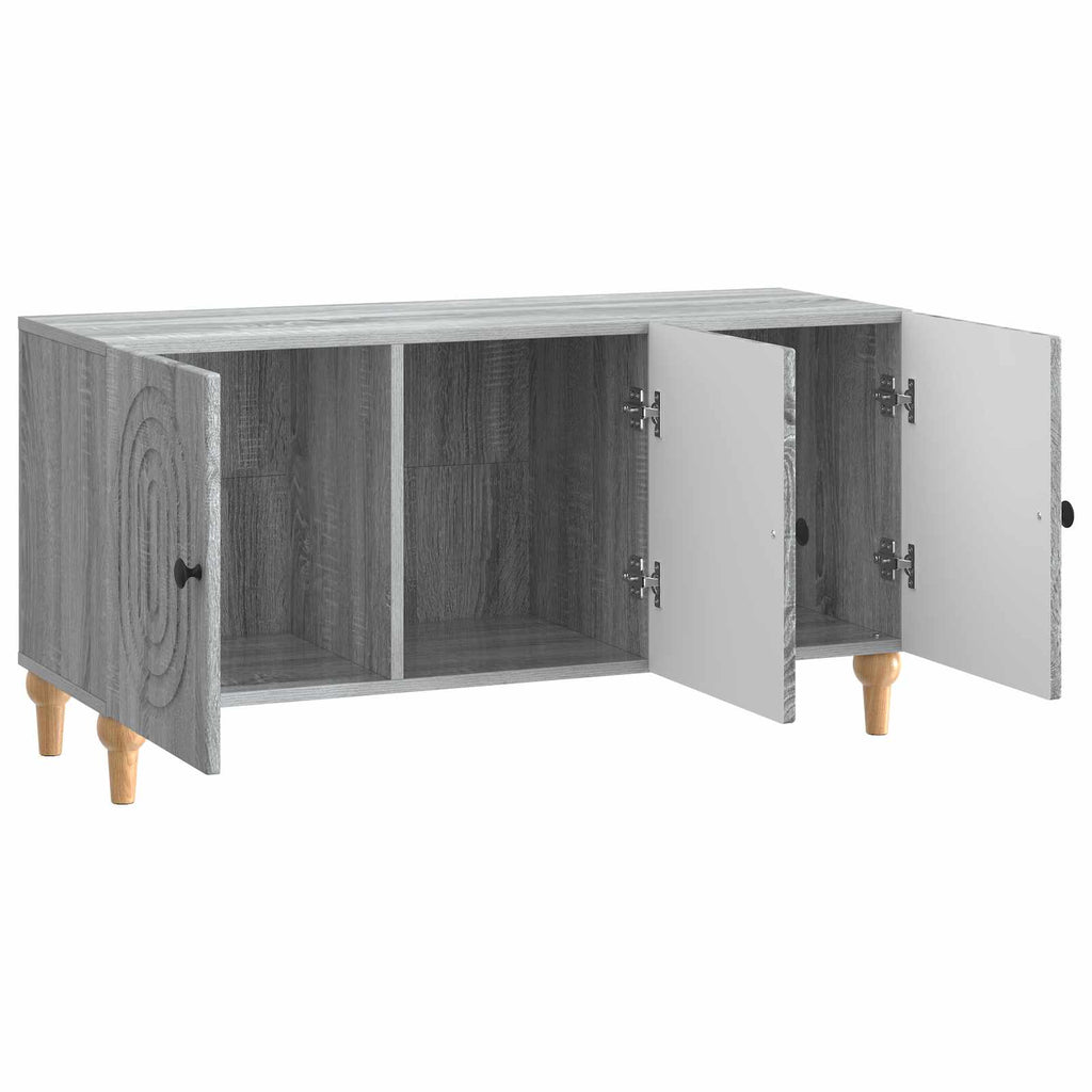 vidaXL Szafka pod telewizor Szary Sonoma 99 x 34,5 x 50 cm