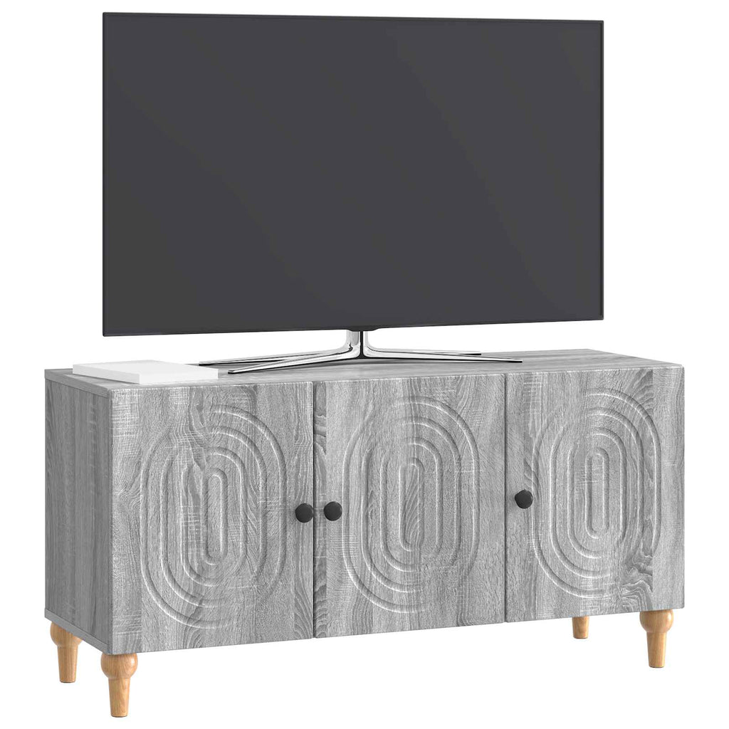 vidaXL Szafka pod telewizor Szary Sonoma 99 x 34,5 x 50 cm