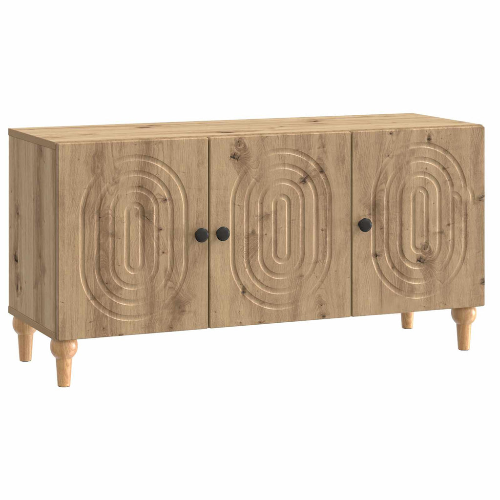 vidaXL Szafka pod telewizor Dąb artisan 99 x 34,5 x 50 cm