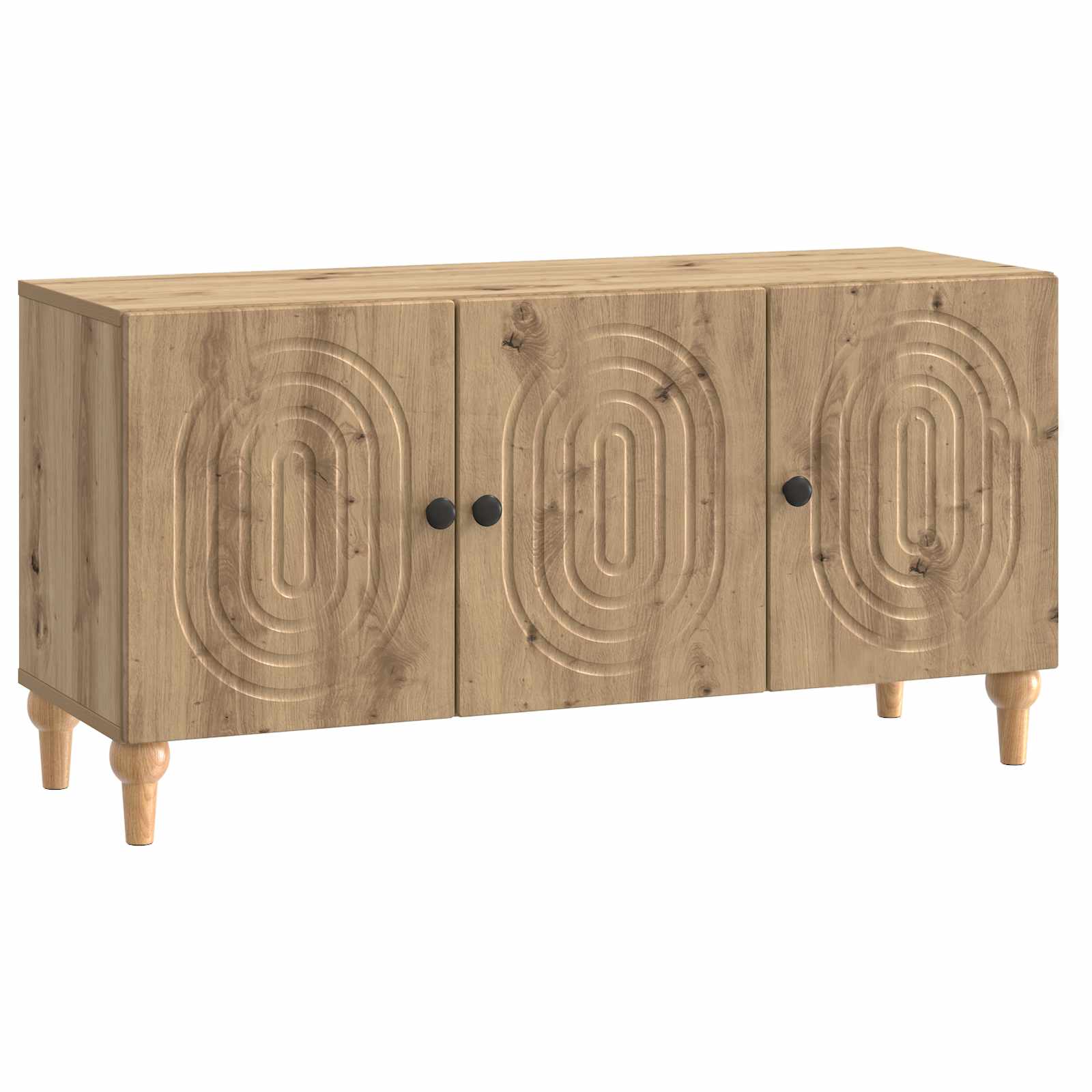 vidaXL Szafka pod telewizor Dąb artisan 99 x 34,5 x 50 cm
