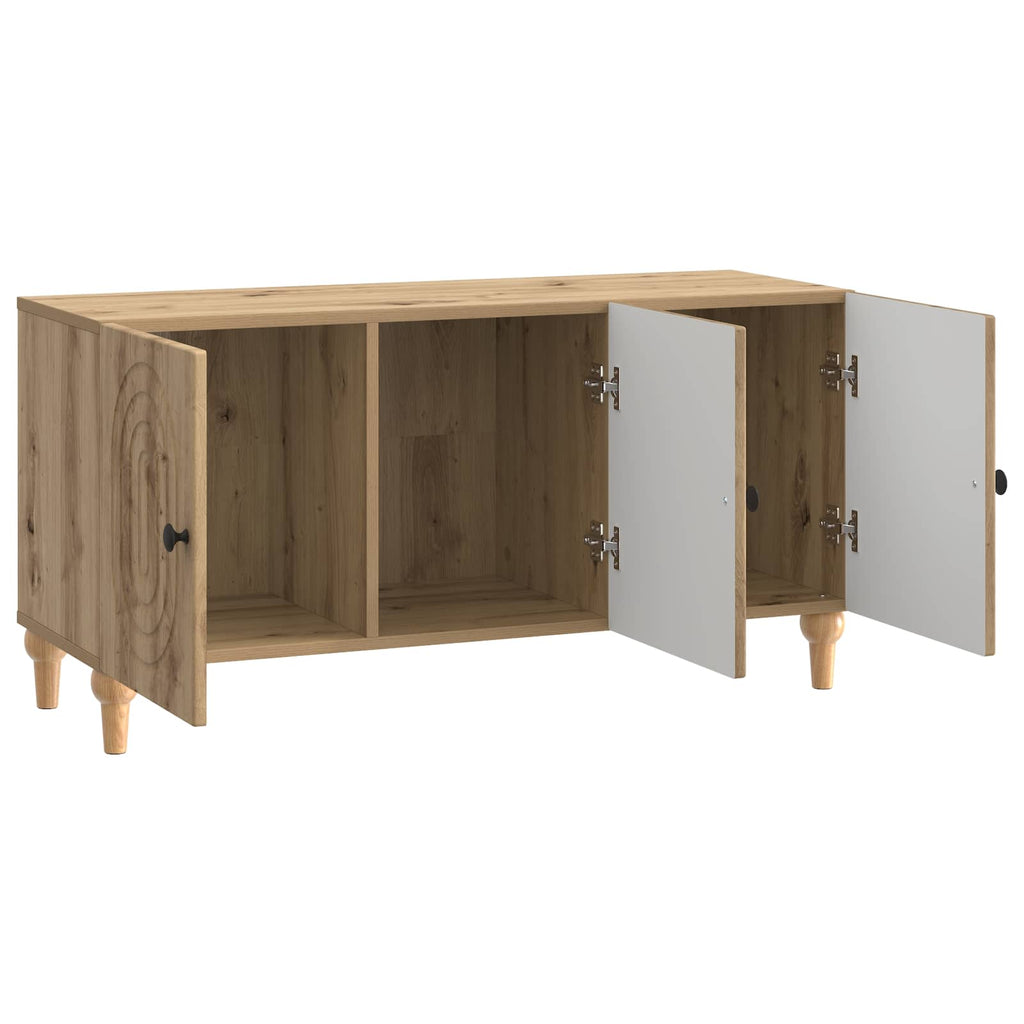 vidaXL Szafka pod telewizor Dąb artisan 99 x 34,5 x 50 cm