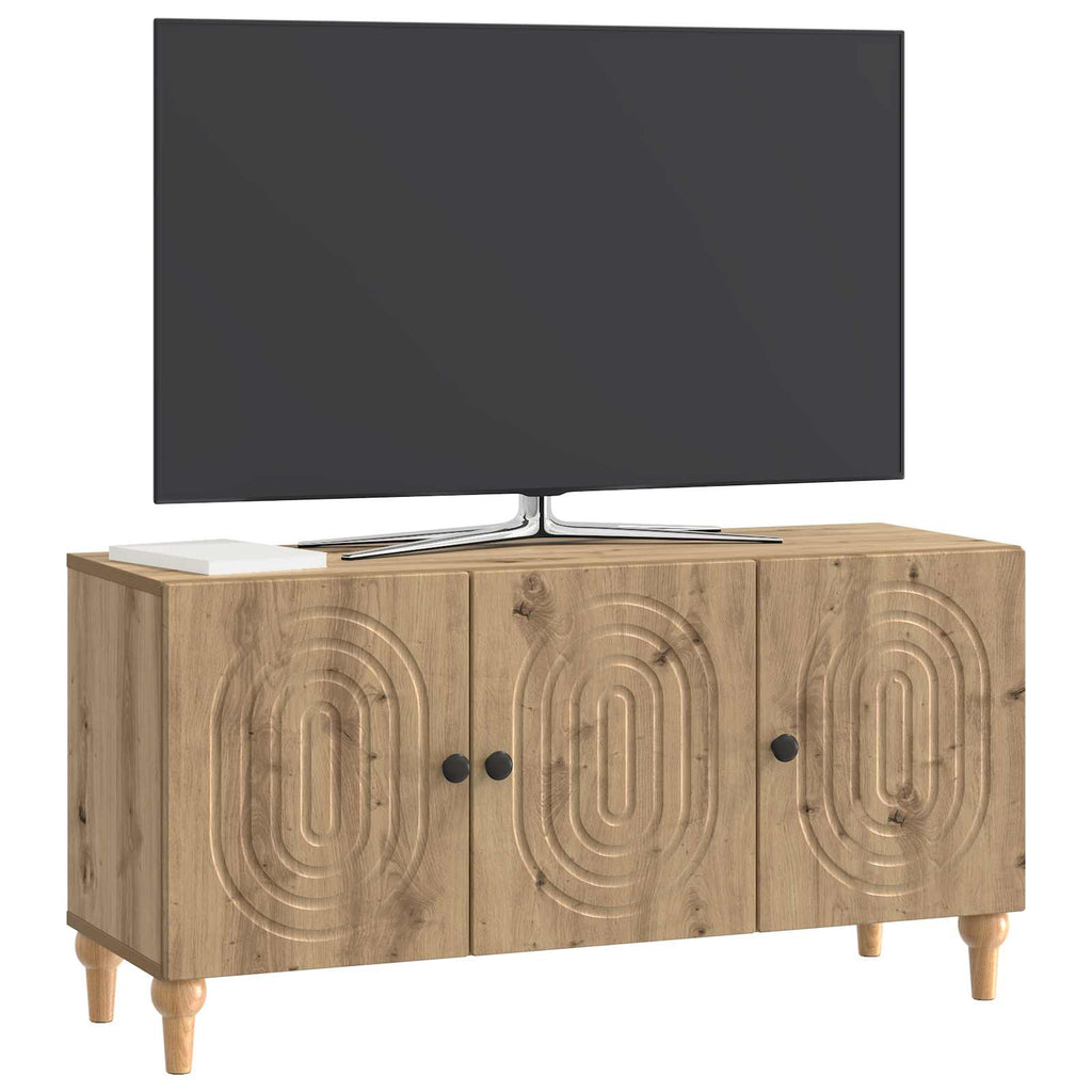 vidaXL Szafka pod telewizor Dąb artisan 99 x 34,5 x 50 cm