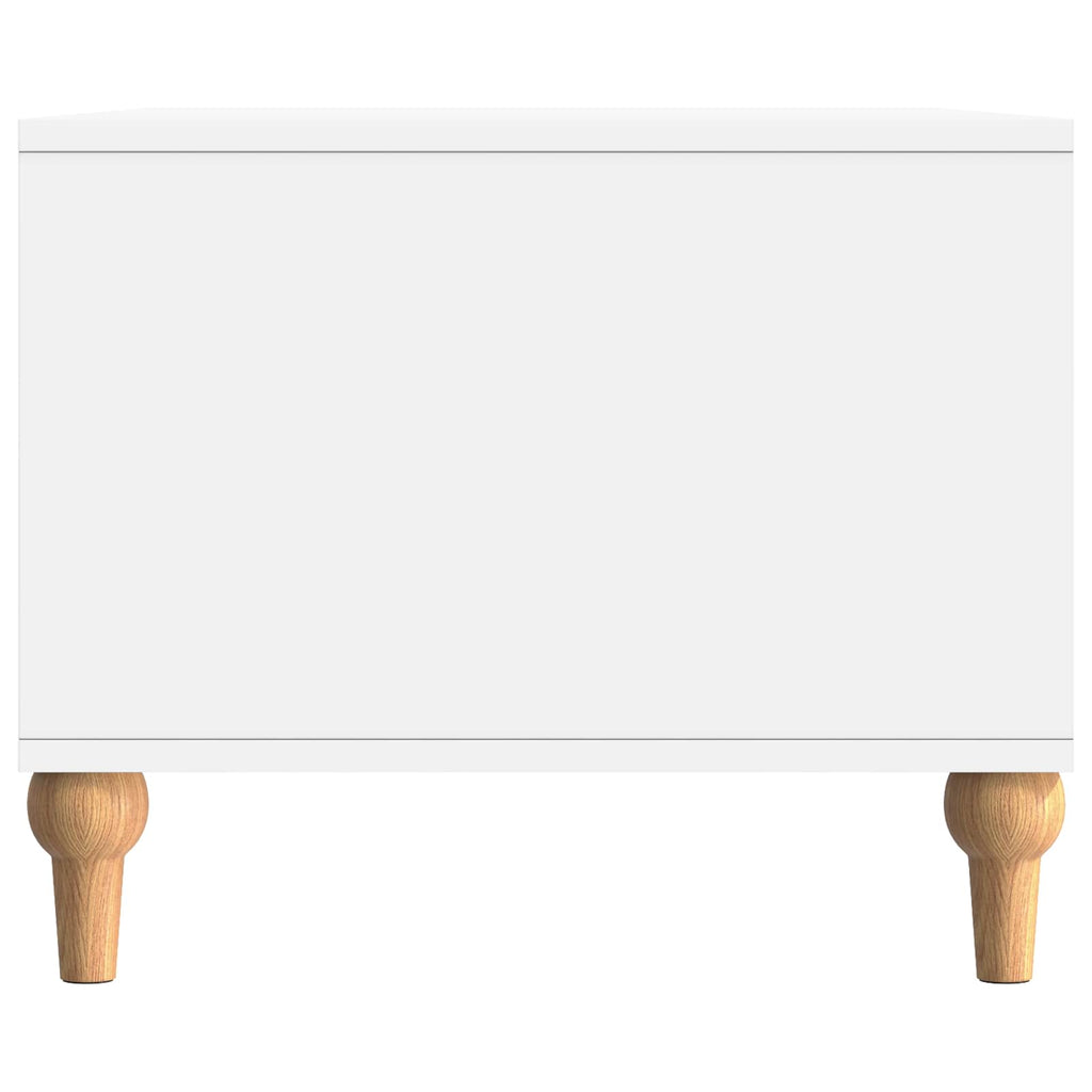 vidaXL Stolik kawowy Biały 90 x 50 x 40 cm Drewno inżynieryjne