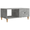 vidaXL Stolik kawowy Betonowy szary 90 x 50 x 40 cm