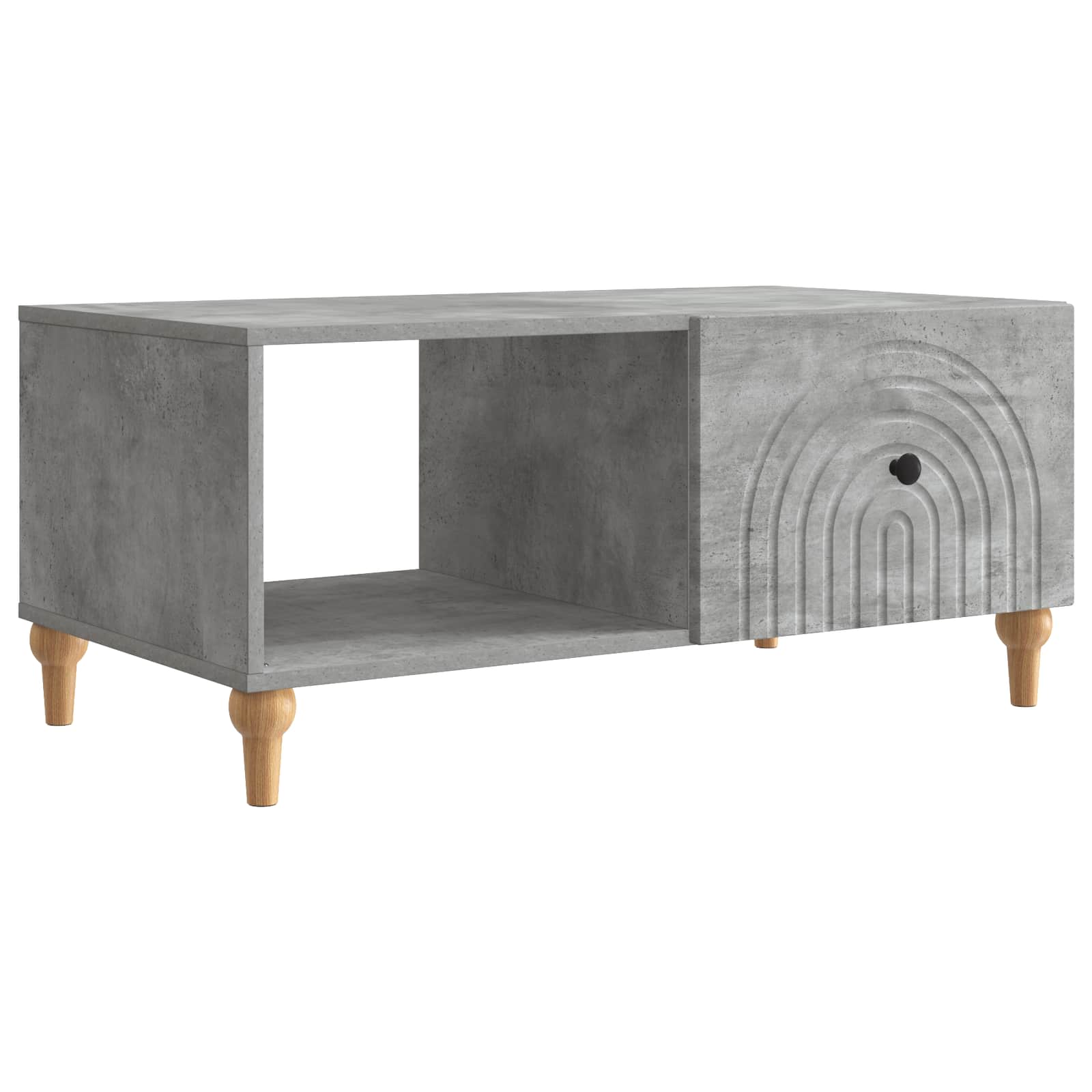 vidaXL Stolik kawowy Betonowy szary 90 x 50 x 40 cm