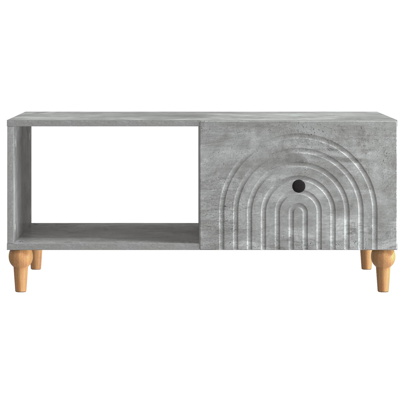 vidaXL Stolik kawowy Betonowy szary 90 x 50 x 40 cm