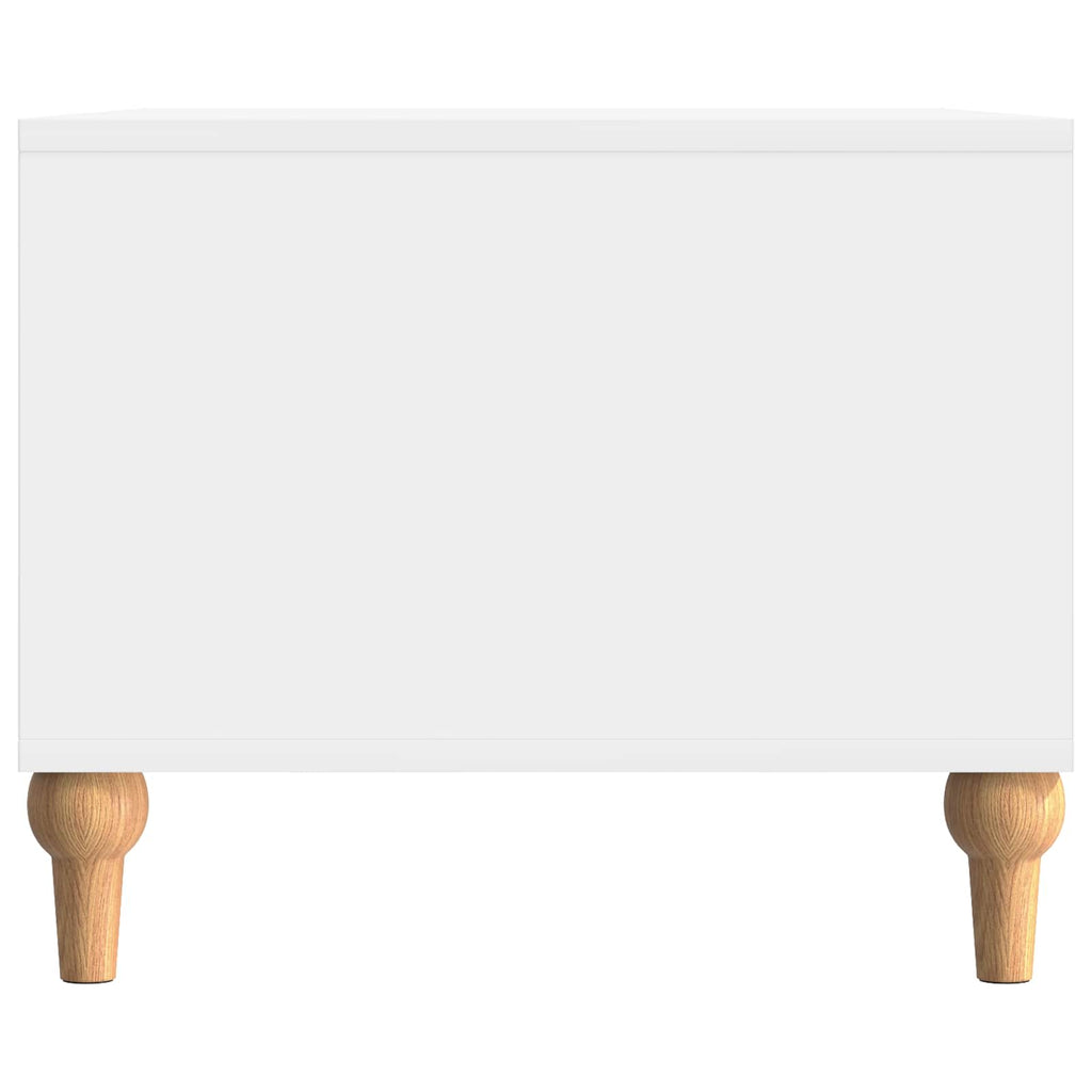 vidaXL Stolik kawowy Biały wysoki połysk 90 x 50 x 40 cm
