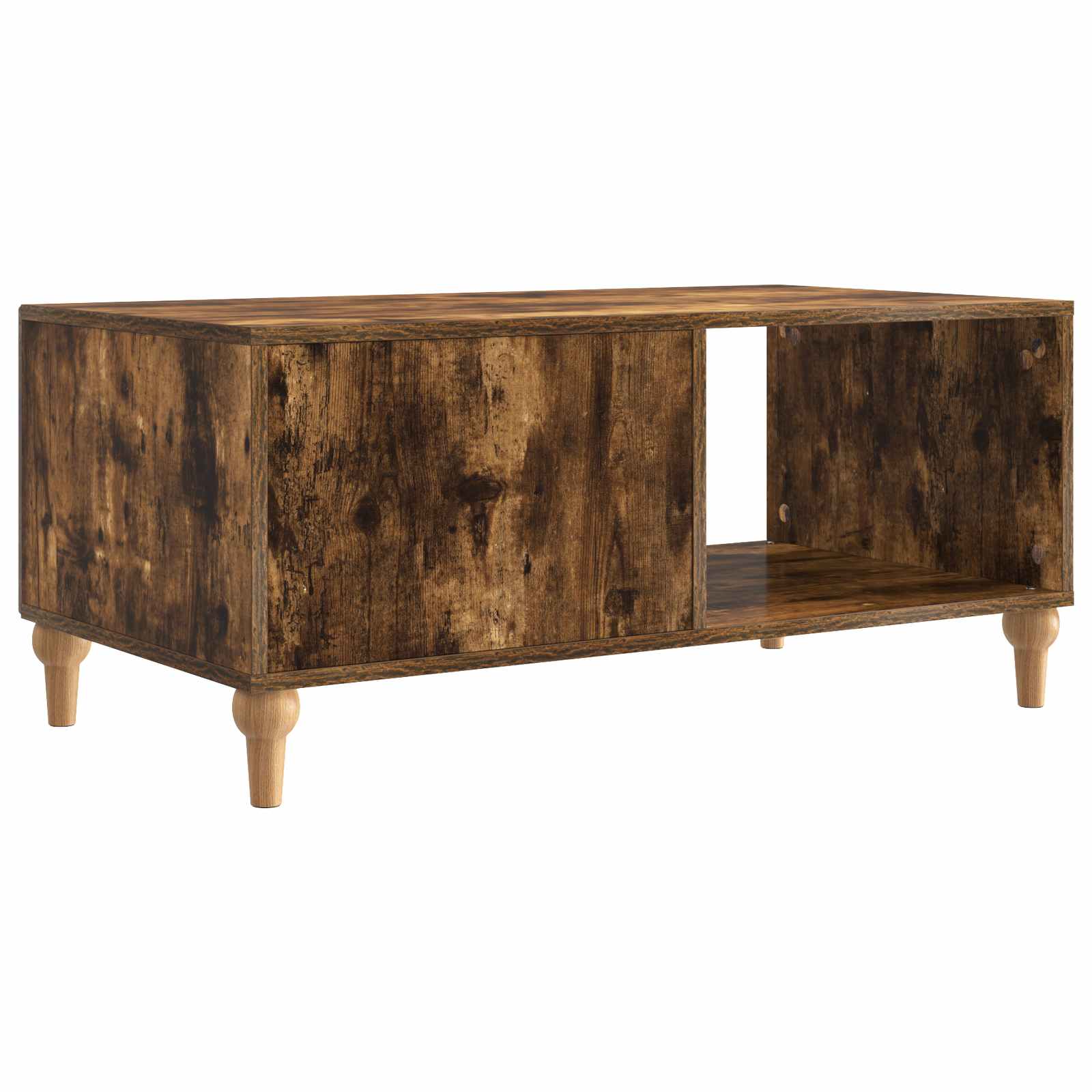 vidaXL Stolik kawowy Dąb wędzony 90 x 50 x 40 cm Drewno inżynieryjne