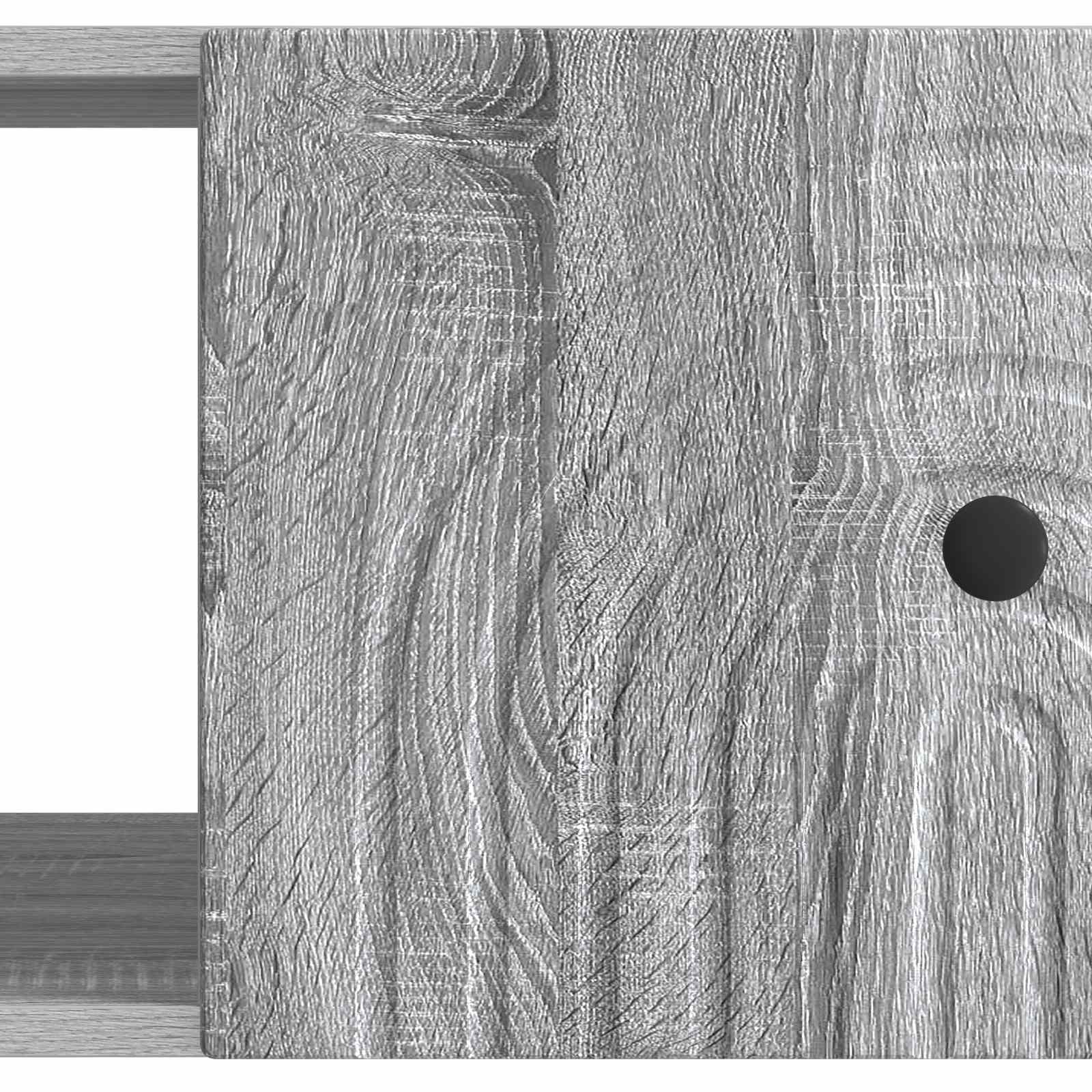 vidaXL Stolik kawowy Szary Sonoma 90 x 50 x 40 cm Drewno inżynieryjne