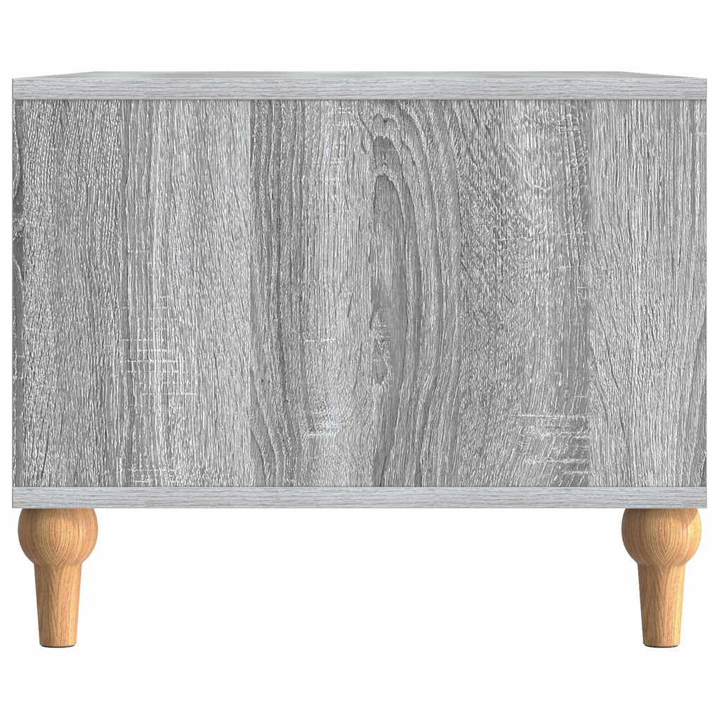 vidaXL Stolik kawowy Szary Sonoma 90 x 50 x 40 cm Drewno inżynieryjne