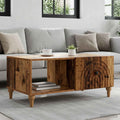 vidaXL Stolik kawowy Stare drewno 90 x 50 x 40 cm Drewno inżynieryjne