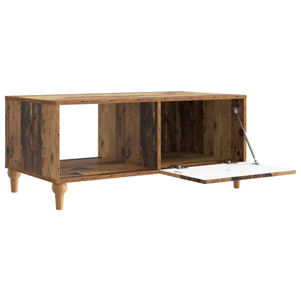 vidaXL Stolik kawowy Stare drewno 90 x 50 x 40 cm Drewno inżynieryjne