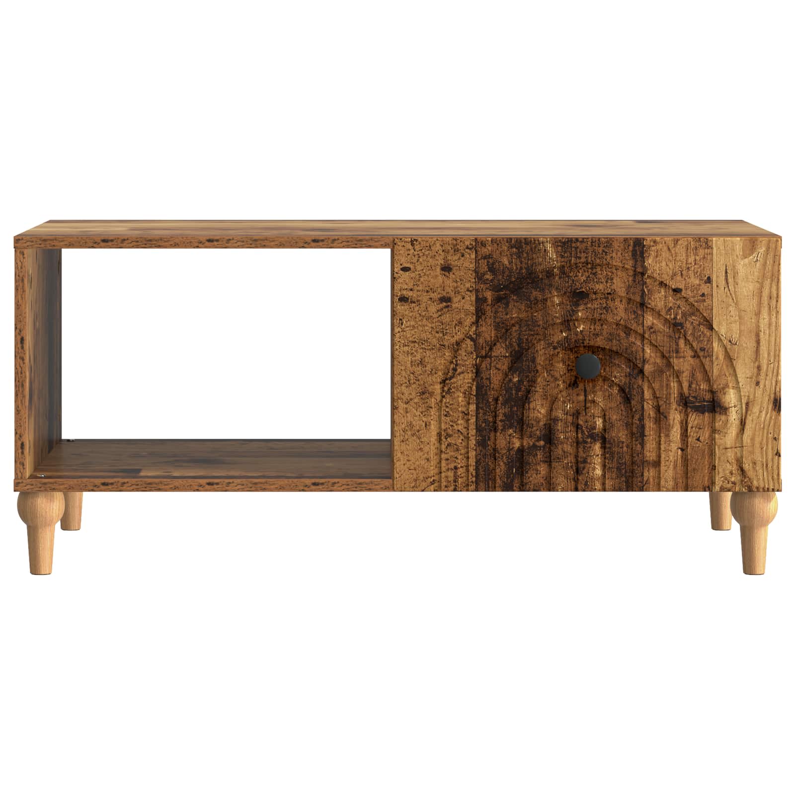 vidaXL Stolik kawowy Stare drewno 90 x 50 x 40 cm Drewno inżynieryjne