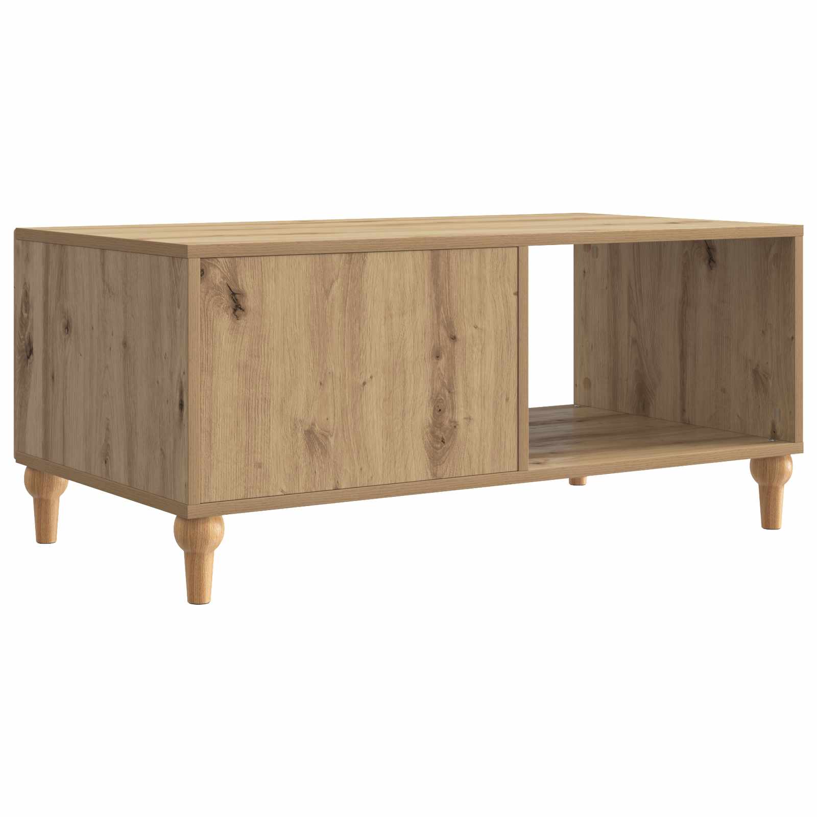 vidaXL Stolik kawowy Dąb artisan 90 x 50 x 40 cm Drewno inżynieryjne