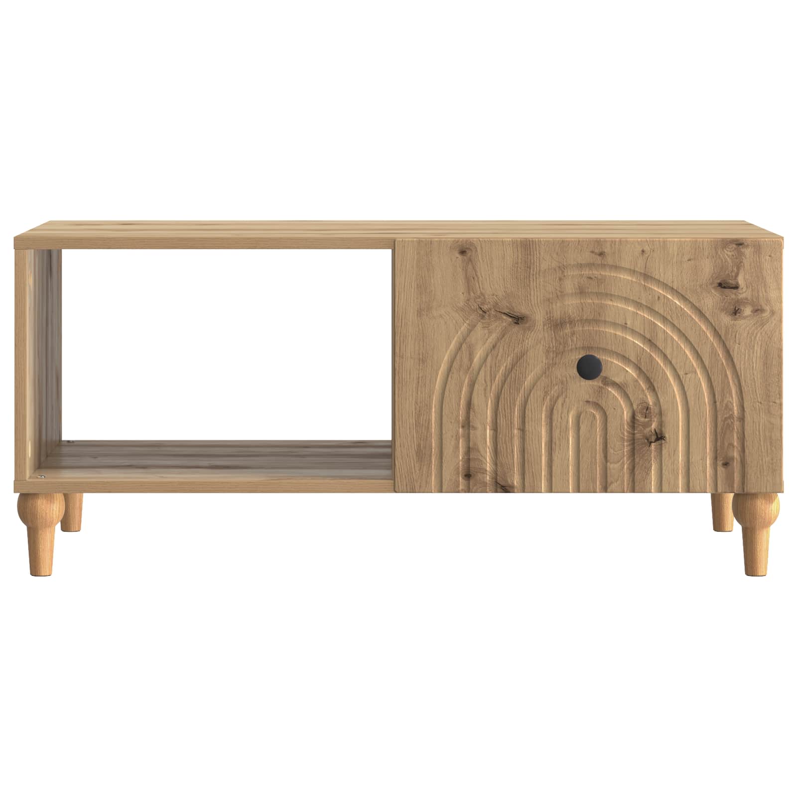 vidaXL Stolik kawowy Dąb artisan 90 x 50 x 40 cm Drewno inżynieryjne
