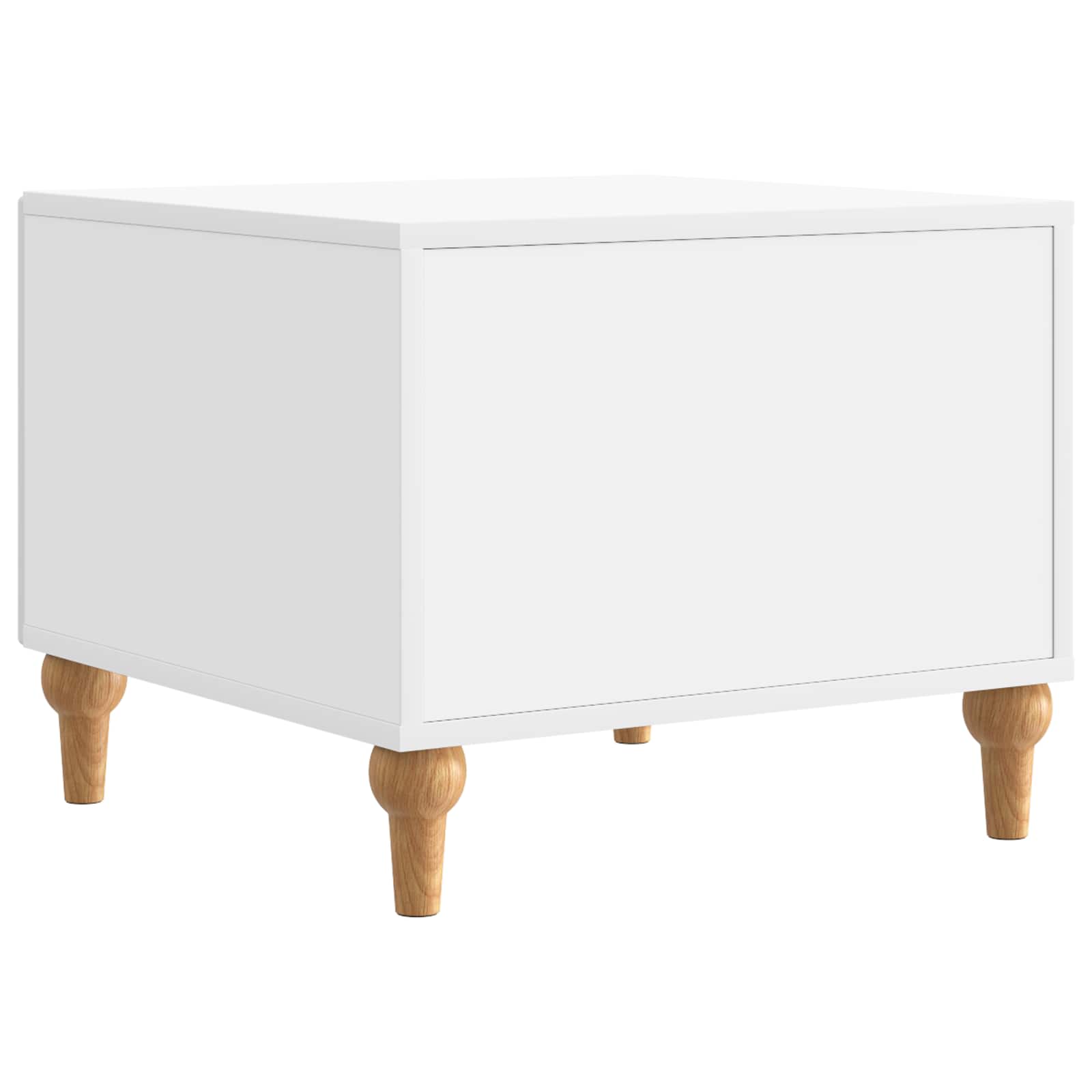 vidaXL Stolik kawowy Biały 49 x 50 x 40 cm Drewno inżynieryjne