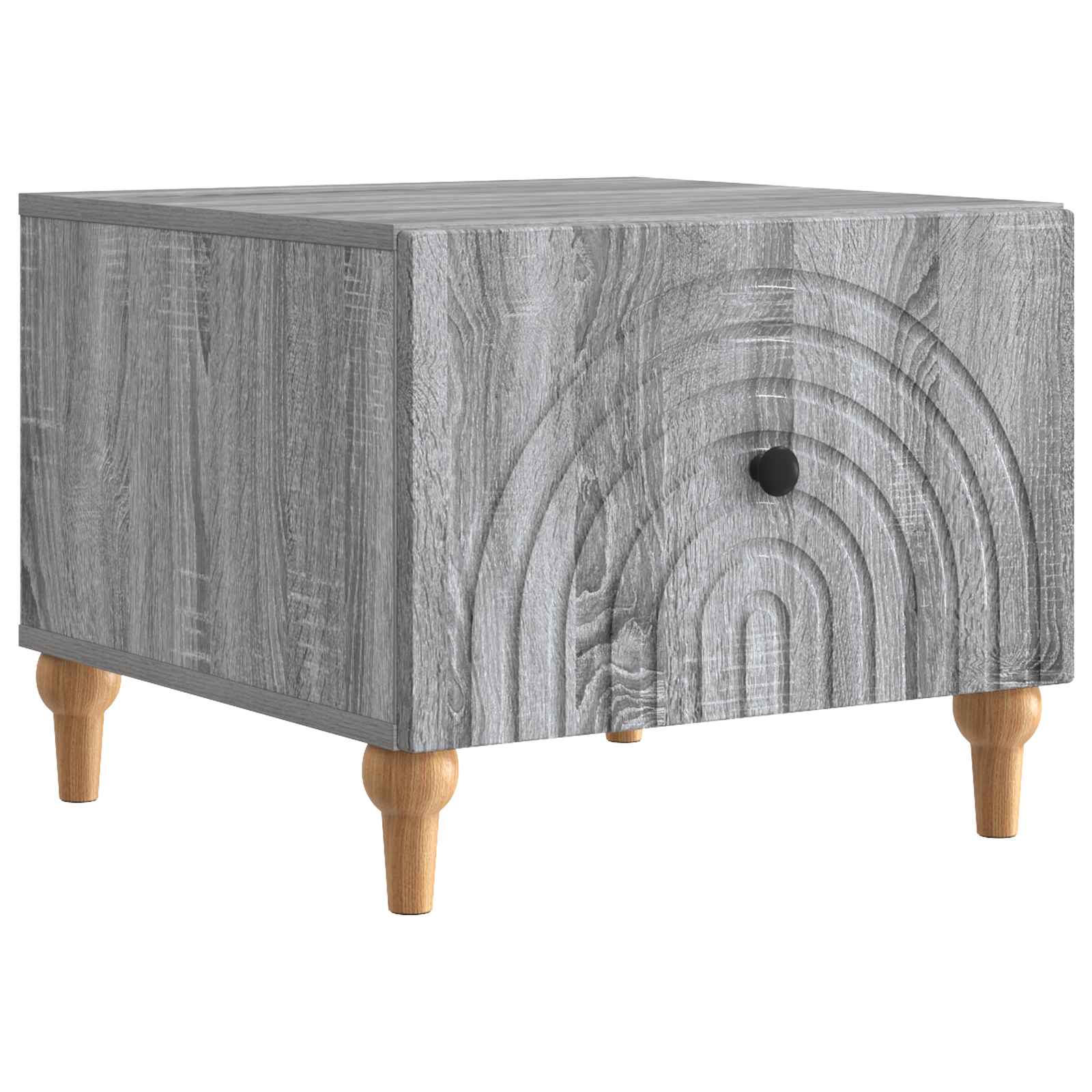 vidaXL Stolik kawowy Szary Sonoma 49 x 50 x 40 cm Drewno inżynieryjne