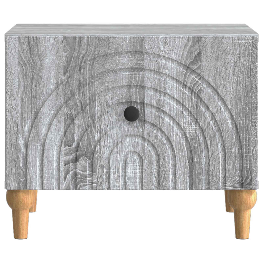 vidaXL Stolik kawowy Szary Sonoma 49 x 50 x 40 cm Drewno inżynieryjne