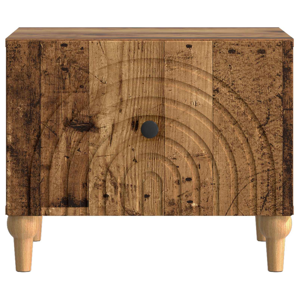 vidaXL Stolik kawowy Stare drewno 49 x 50 x 40 cm Drewno inżynieryjne