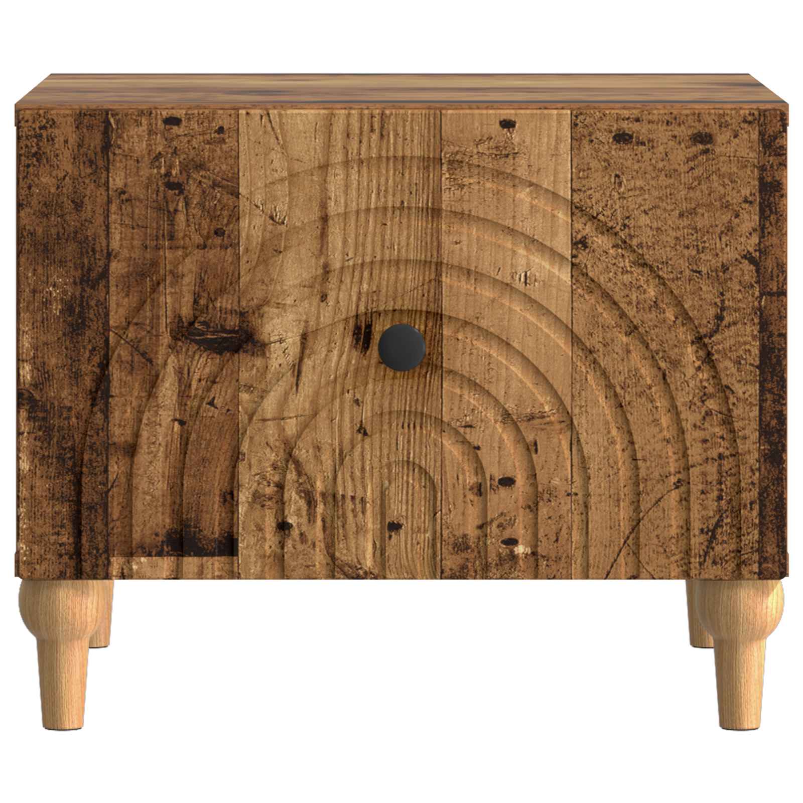 vidaXL Stolik kawowy Stare drewno 49 x 50 x 40 cm Drewno inżynieryjne