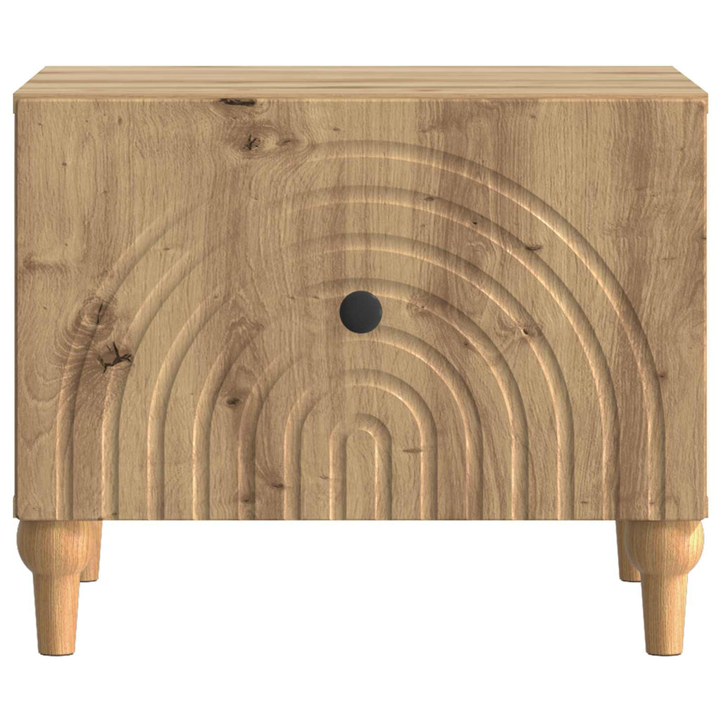 vidaXL Stolik kawowy Dąb artisan 49 x 50 x 40 cm Drewno inżynieryjne
