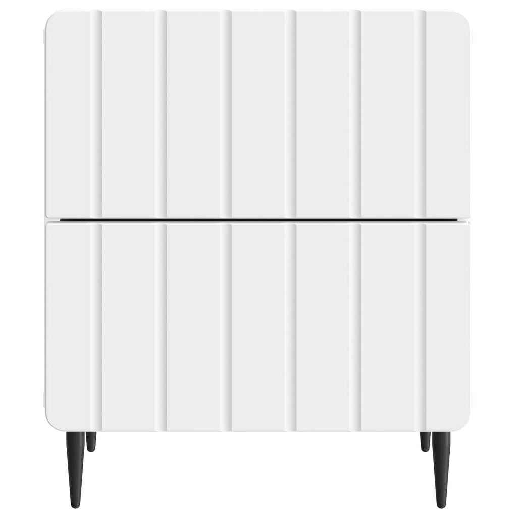 vidaXL Szafka Nocna z szufladą 2 pcs Biały 43 x 34,5 x 49,5 cm