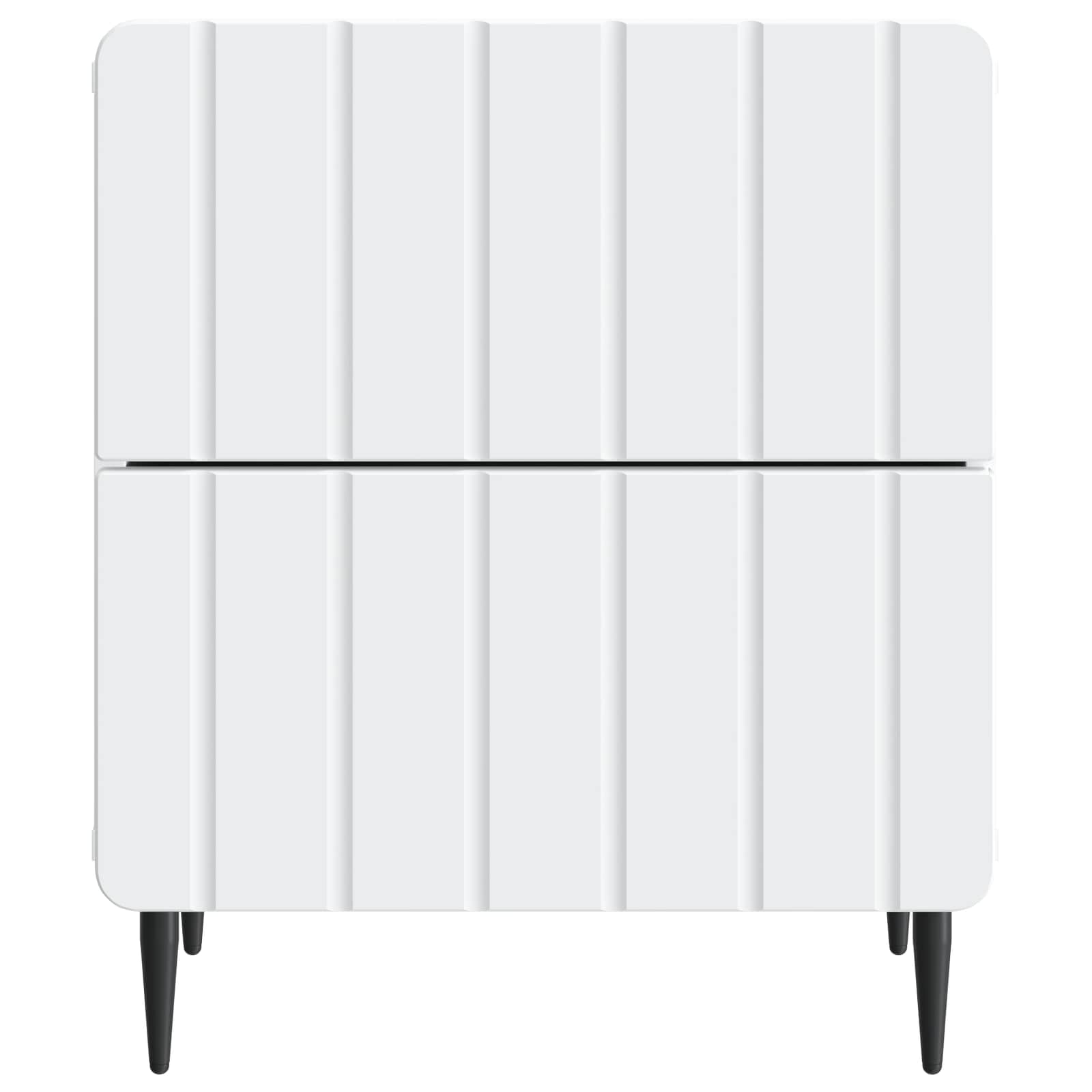 vidaXL Szafka Nocna z szufladą 2 pcs Biały 43 x 34,5 x 49,5 cm