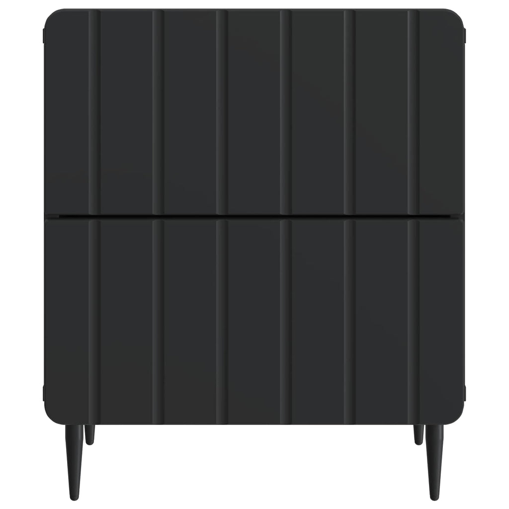 vidaXL Szafka Nocna Czarny 43 x 34,5 x 49,5 cm Drewno inżynieryjne