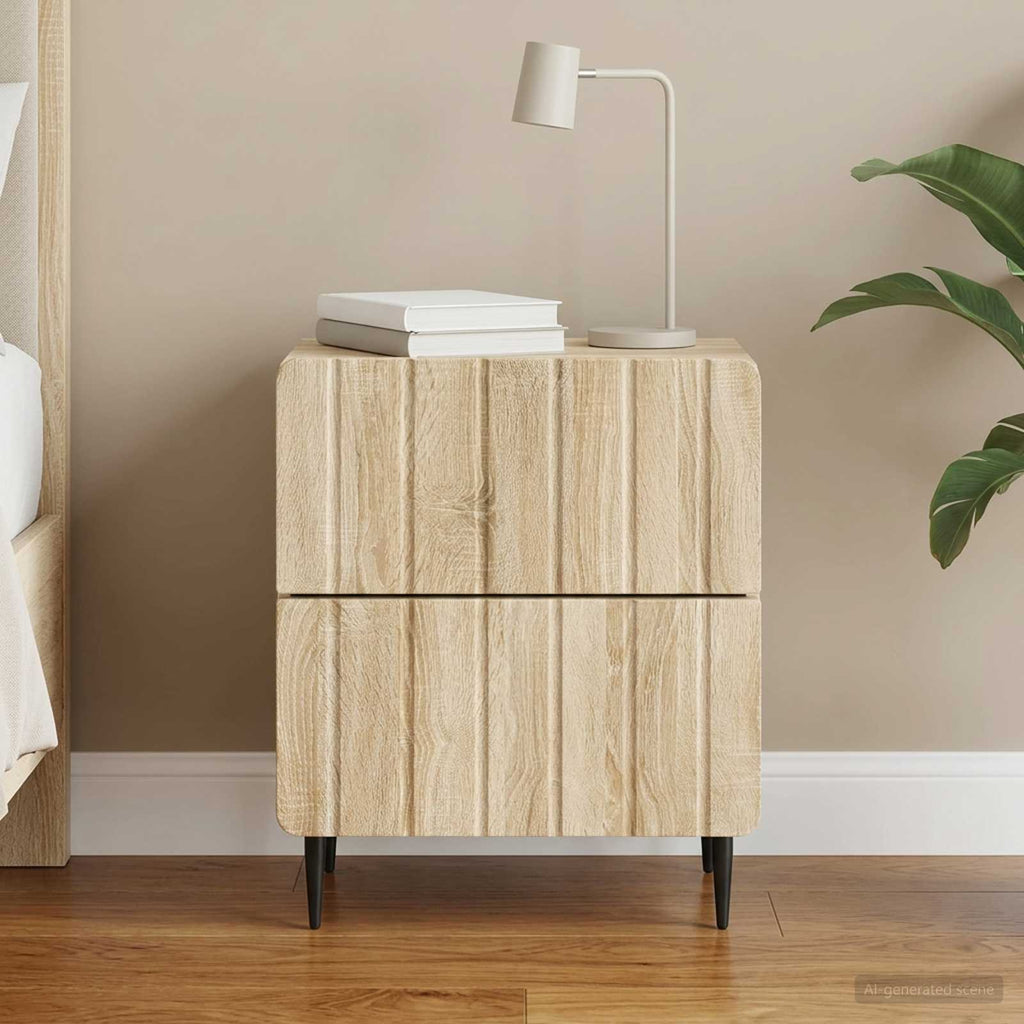 vidaXL Szafka Nocna dąb Sonoma 43 x 34,5 x 49,5 cm Drewno inżynieryjne