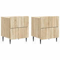 vidaXL Szafka Nocna z szufladą 2 pcs dąb Sonoma 43 x 34,5 x 49,5 cm