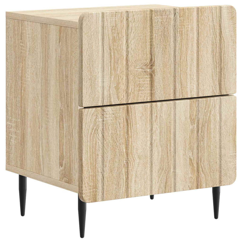 vidaXL Szafka Nocna z szufladą 2 pcs dąb Sonoma 43 x 34,5 x 49,5 cm