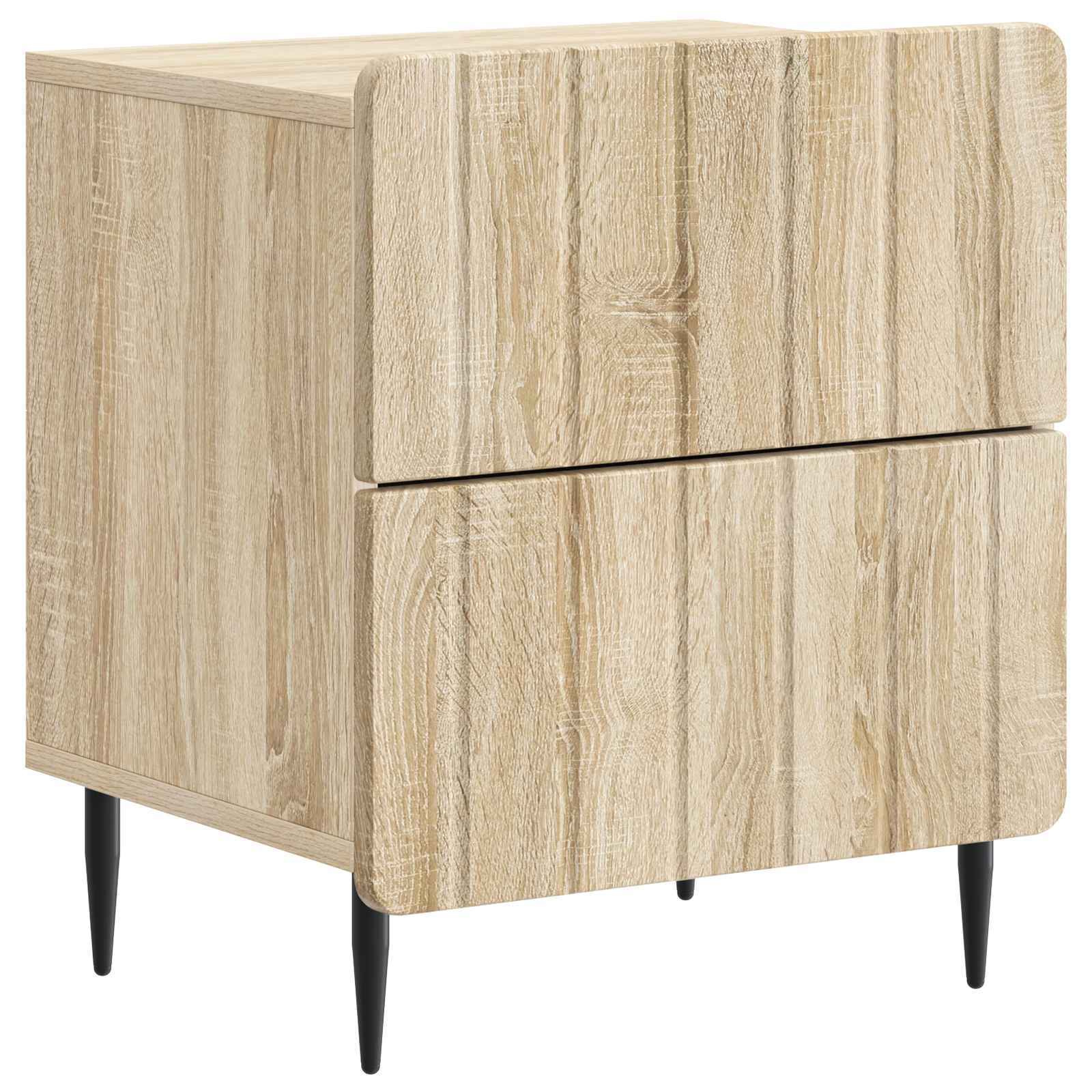 vidaXL Szafka Nocna z szufladą 2 pcs dąb Sonoma 43 x 34,5 x 49,5 cm