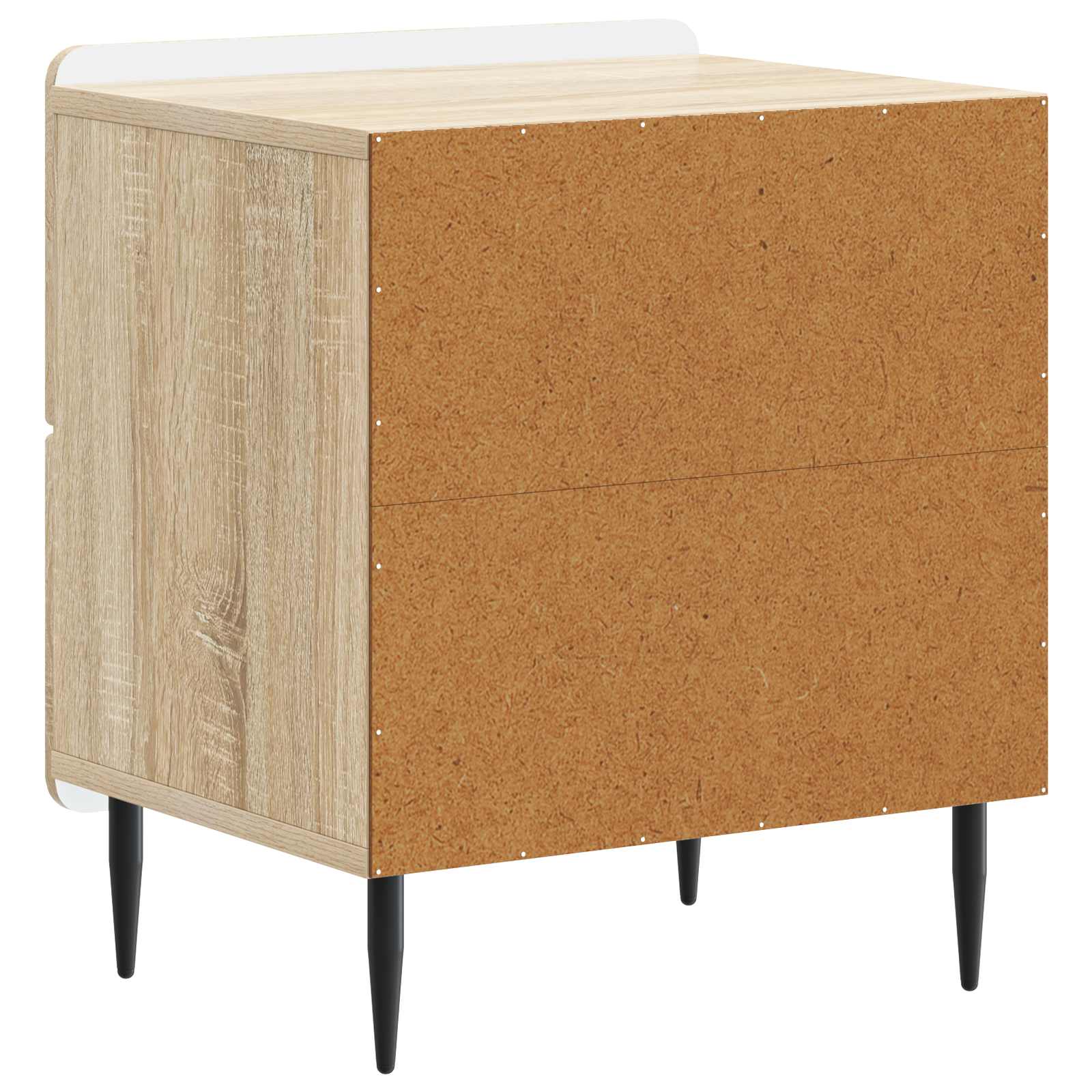 vidaXL Szafka Nocna z szufladą 2 pcs dąb Sonoma 43 x 34,5 x 49,5 cm