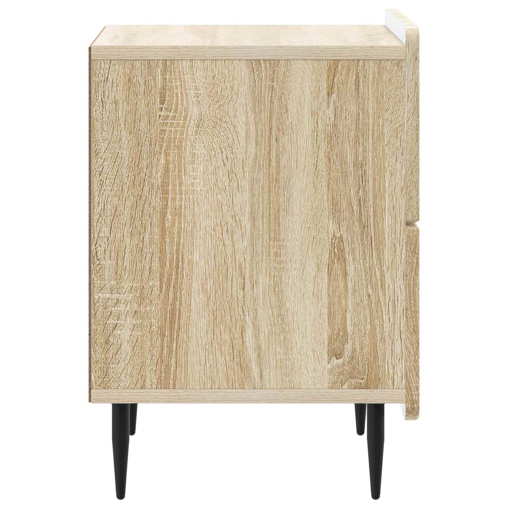 vidaXL Szafka Nocna z szufladą 2 pcs dąb Sonoma 43 x 34,5 x 49,5 cm