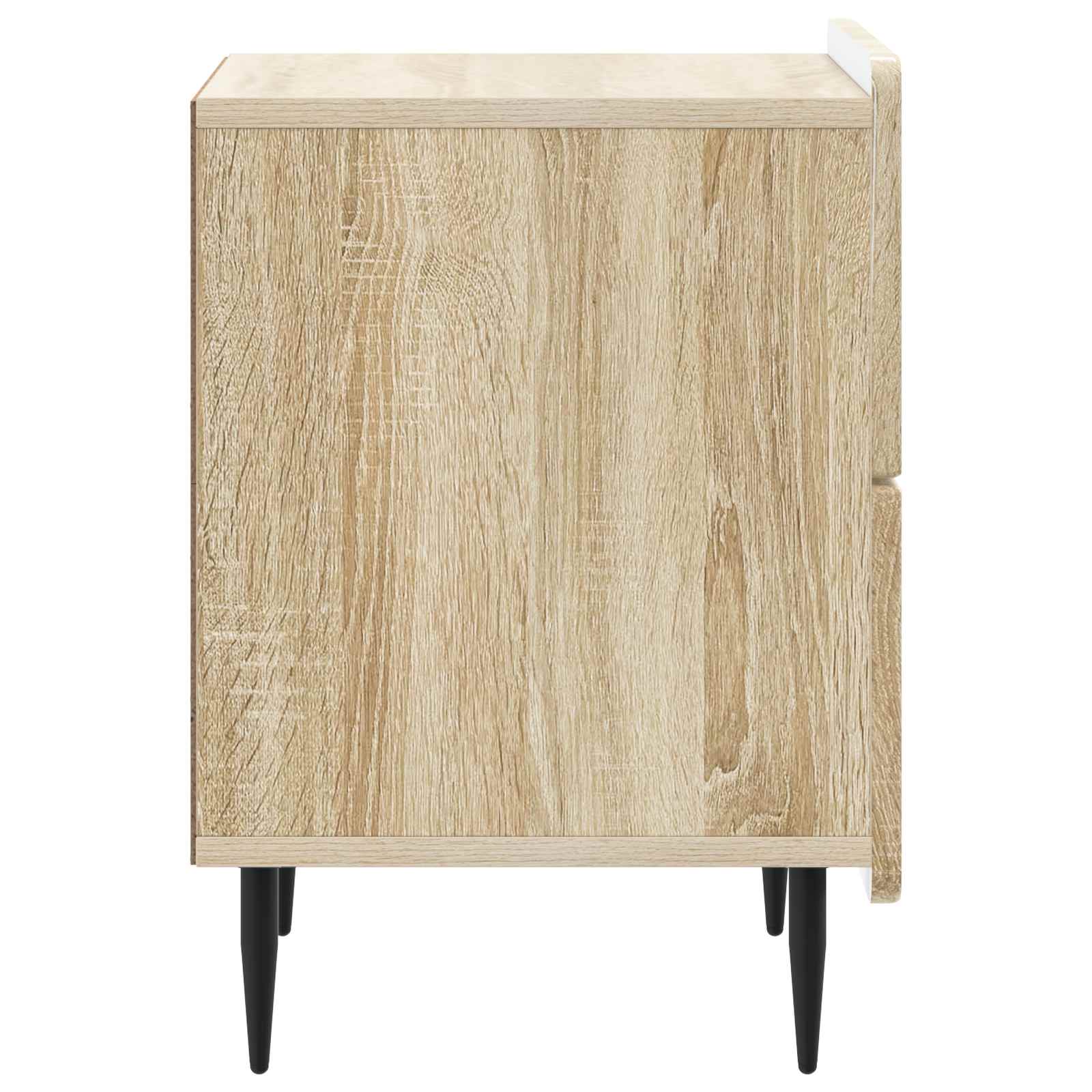 vidaXL Szafka Nocna z szufladą 2 pcs dąb Sonoma 43 x 34,5 x 49,5 cm