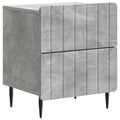 vidaXL Szafka Nocna z szufladą Betonowy szary 43 x 34,5 x 49,5 cm