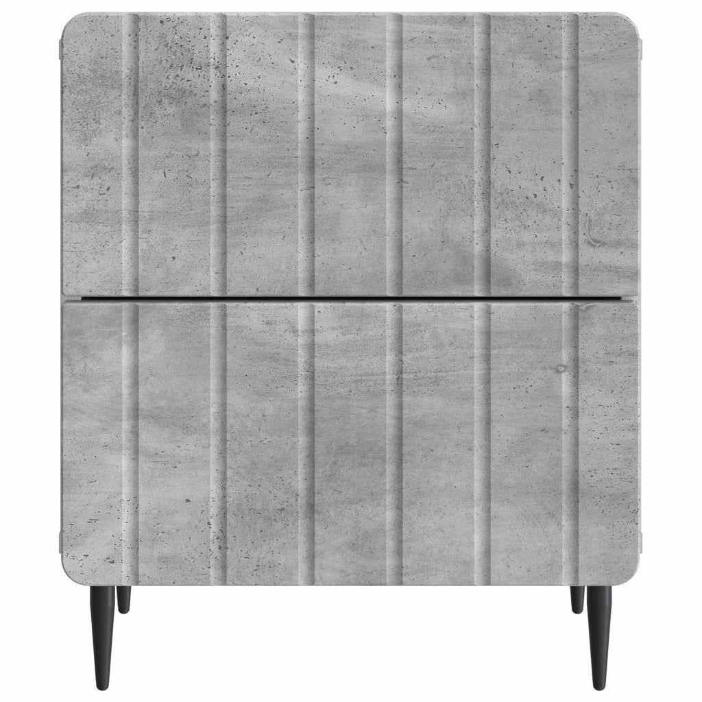 vidaXL Szafka Nocna z szufladą Betonowy szary 43 x 34,5 x 49,5 cm