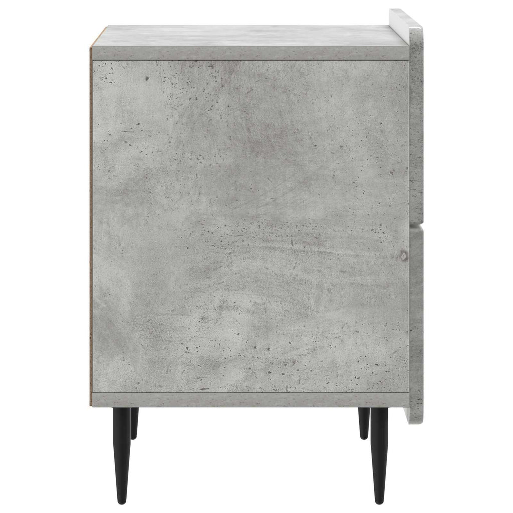 vidaXL Szafka Nocna z szufladą Betonowy szary 43 x 34,5 x 49,5 cm