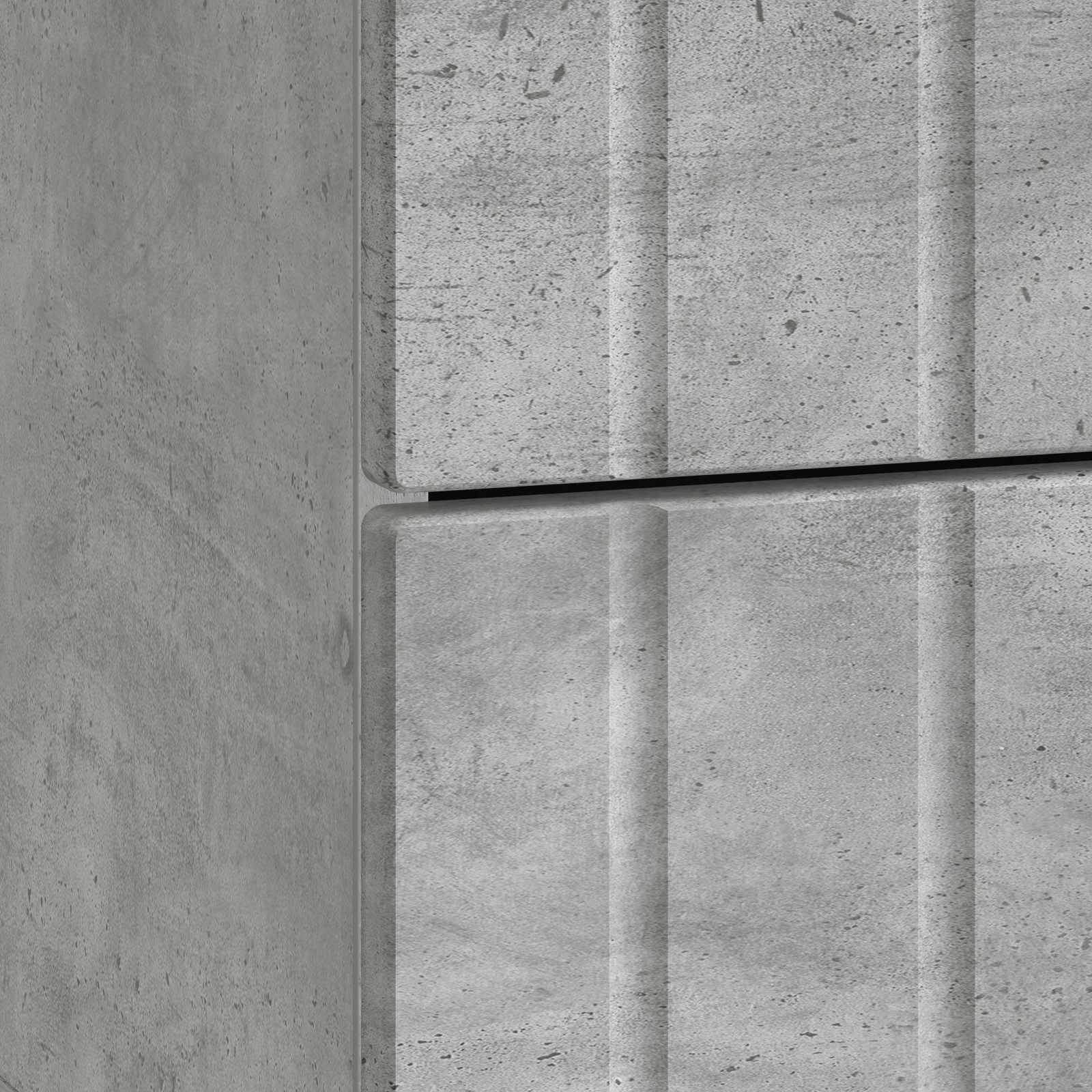 vidaXL Szafka Nocna 2 pcs Betonowy szary 43 x 34,5 x 49,5 cm