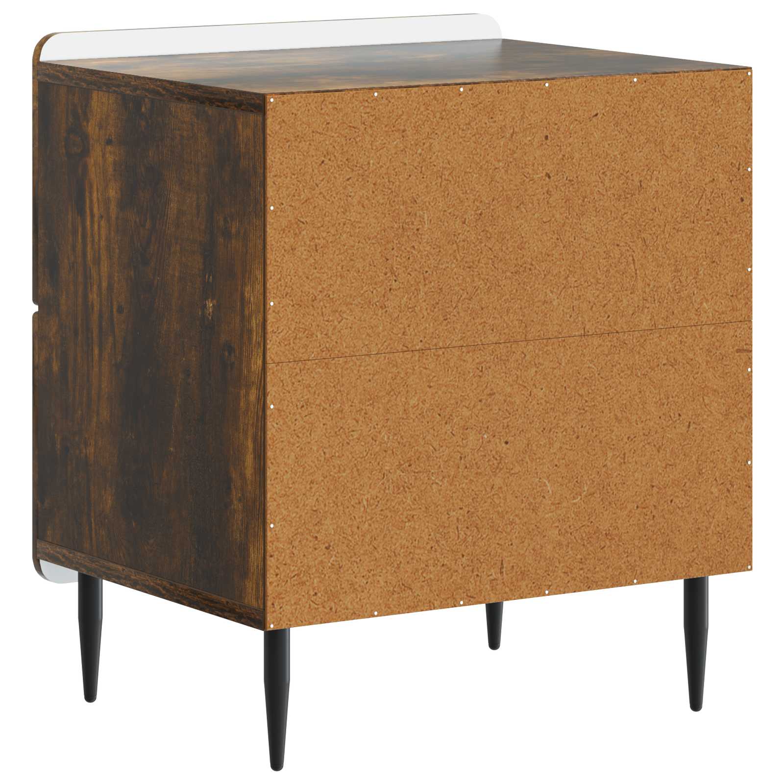 vidaXL Szafka Nocna z szufladą 2 pcs Dąb wędzony 43 x 34,5 x 49,5 cm