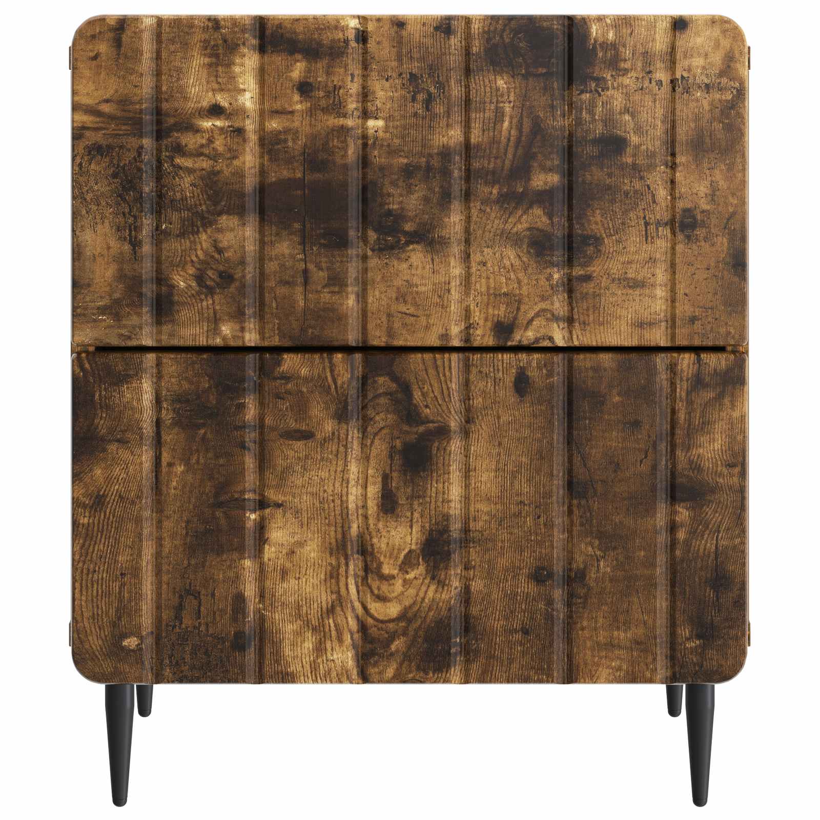 vidaXL Szafka Nocna z szufladą 2 pcs Dąb wędzony 43 x 34,5 x 49,5 cm