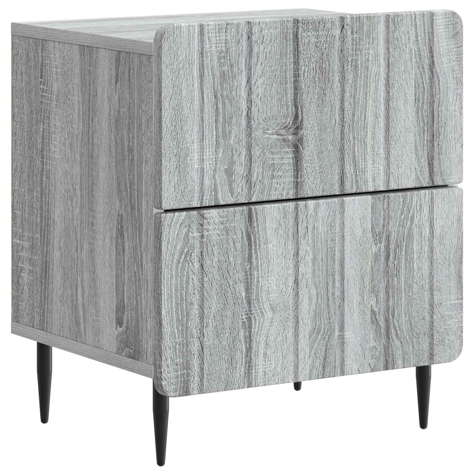 vidaXL Szafka Nocna z szufladą Szary Sonoma 43 x 34,5 x 49,5 cm