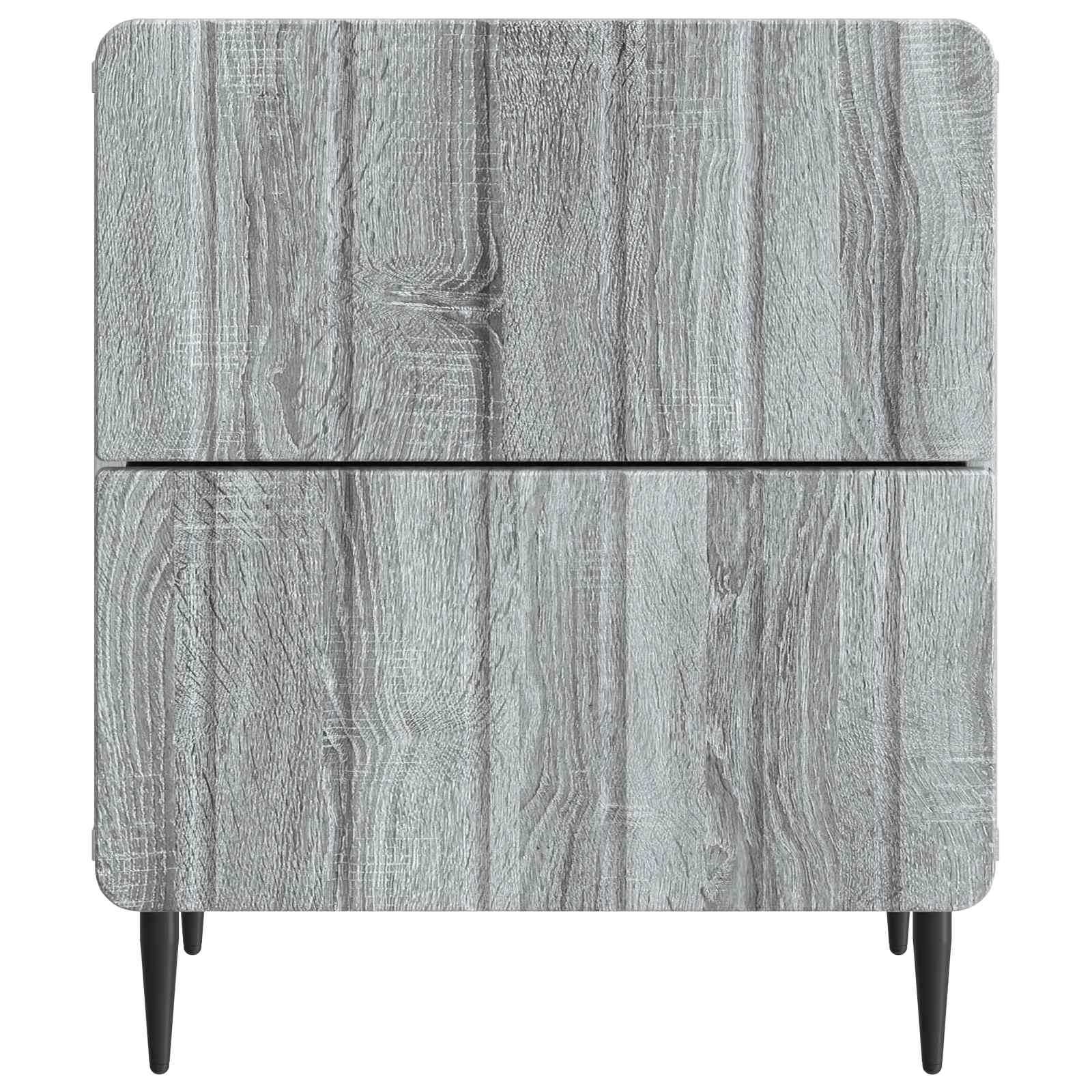 vidaXL Szafka Nocna z szufladą Szary Sonoma 43 x 34,5 x 49,5 cm